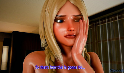 Aggressive futa demolishes the foxy MILF redhead