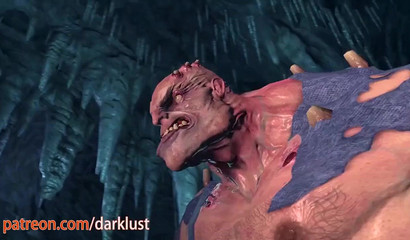 I didn't think Lara Croft would endure this gangbang