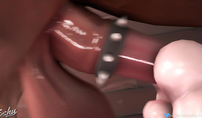 Hyper horse cock demolishes a curvaceous little futa hoe