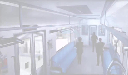 Ass action on the underground ride