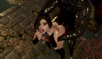 The slut was asking for a monster creampie