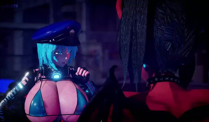 Futanari police is on tonight's watch