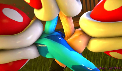 Vore piranha plant swallows all the Dead or Alive hoes