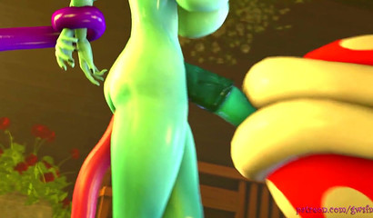 Vore piranha plant swallows all the Dead or Alive hoes