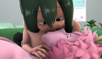 Mina x Tsuyu Kiss - GreatM8
