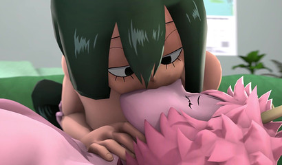Mina x Tsuyu Kiss - GreatM8