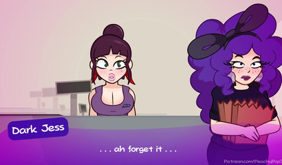 Purple vixen causes a jizz bomb