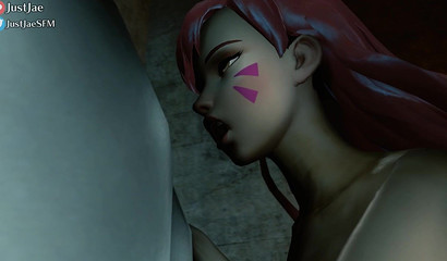 Diving into the enormous Lady Dimitrescu