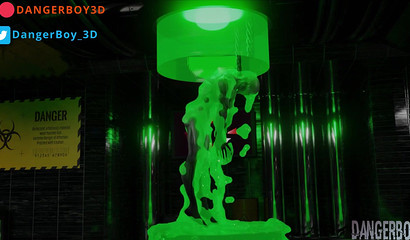 Alien monster explores Claire's space