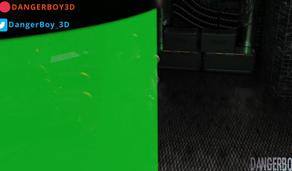 Alien monster explores Claire's space