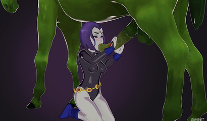 Only Raven can pleasure Beast Boy