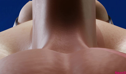 Insatiable 3D D.Va putting her mouth to good use