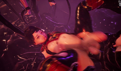 Venom can't get enough of 3D spider cunt