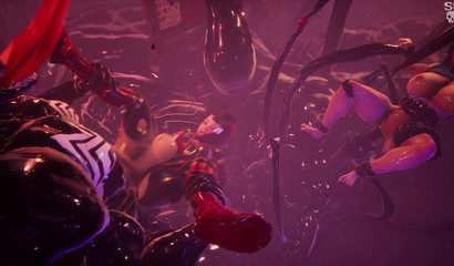 Venom can't get enough of 3D spider cunt