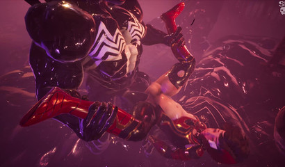 Venom can't get enough of 3D spider cunt