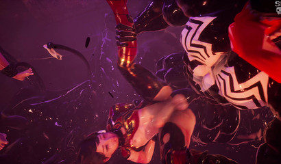 Venom can't get enough of 3D spider cunt
