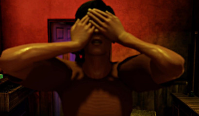 Busty 3D witch milks clown's massive cock