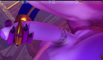 Busty 3D monster chick pounded hard in missionary