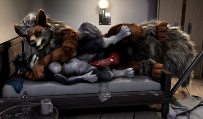 Petite 3D furry taking hard banging sideways