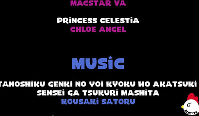 Naughty 3D Twilight burying her cock in shy pony