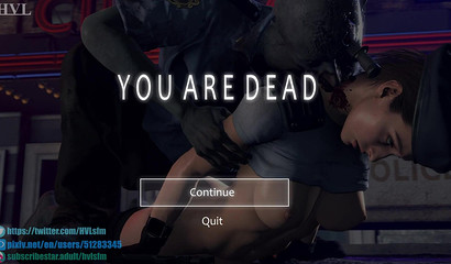 Dead Jill Valentine gets boned by an ugly monster