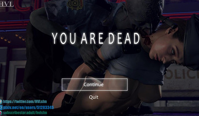 Dead Jill Valentine gets boned by an ugly monster