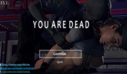 Dead Jill Valentine gets boned by an ugly monster