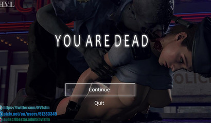 Dead Jill Valentine gets boned by an ugly monster