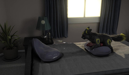 This room isn't enough to hold his 3D jizz