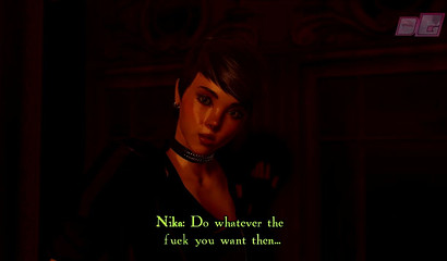 Seductive 3D vampire hottie takes young cock in the library