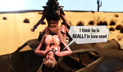 Not everyone can handle the Western 3D slut