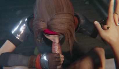 POV Jessie cleans your cum-soaked hose