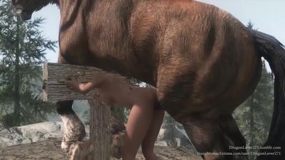 Girl Has Sex With Horse Games - Horny 3D horse can't resist dripping wet cooch