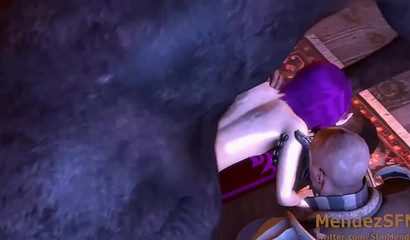 Tonight's entertainment is her 3D pussy