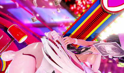 Ahegao princess double stuffed in a threesome