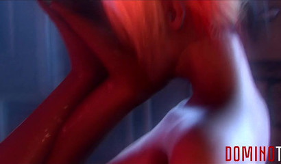 Stunning Lara Croft creampied by a Futanari