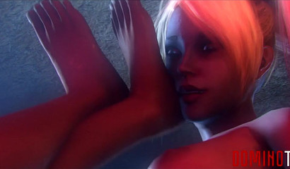 Stunning Lara Croft creampied by a Futanari