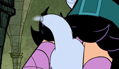 Lustful tentacles drilling a chick's narrow asshole