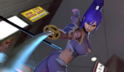 She can suck like a pro Taimanin porn