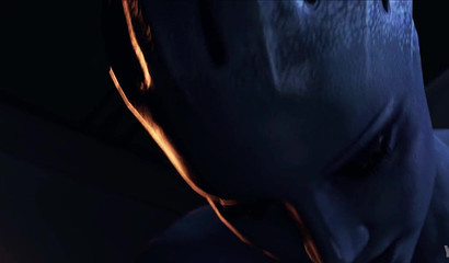 2 Futas engage in hot doggy sex action in the dark