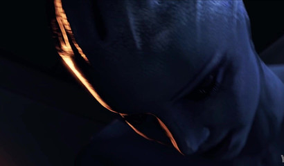 2 Futas engage in hot doggy sex action in the dark