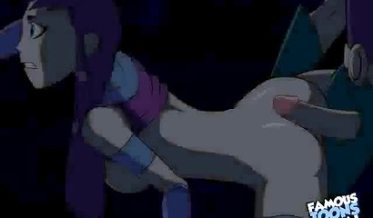 Robin shoves his stick down her booty