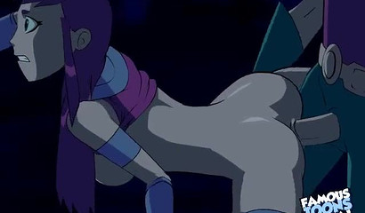 Robin shoves his stick down her booty