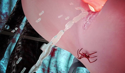 Poor Ulala among the horny spiders