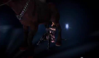 No cock can pound this deep like a horse's