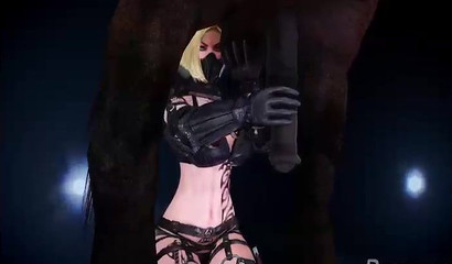 No cock can pound this deep like a horse's