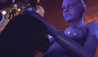 Miranda Lawson in alien futa gang