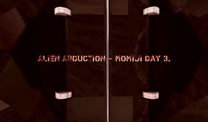 Ruthless fuck machine against tied Momiji