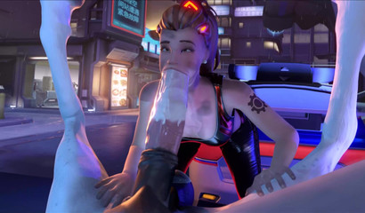 Caught bartender blowing off a horse in public