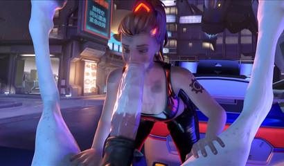 Caught bartender blowing off a horse in public